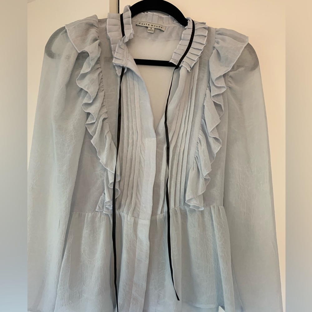 Wendy Darling-esqe Powder Blue Blouse